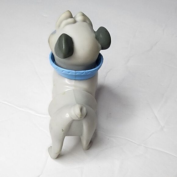 Pocahontas Percy Dog Wind Up Toy Figure Burger King Meal toy Bulldog Vtg 90s - Picture 4 of 6
